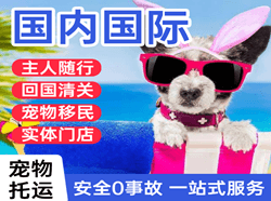 梅县机场邮寄国际宠物托运 【国